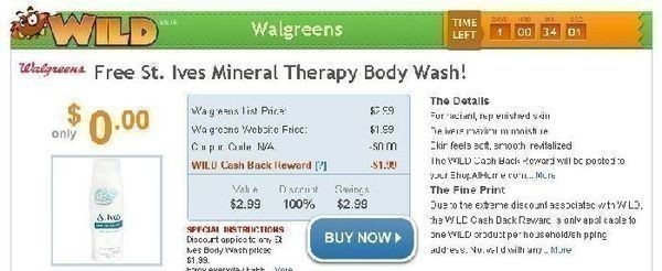 FREE St. Ives Mineral Therapy Body Wash (after Shop at Home Credit!)
