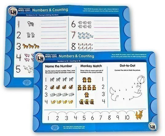 1SaleADay:  Numbers & Counting Wipe off Activity Mat just $1.00 + FREE Ship!