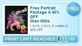 Olan Mills: FREE Portrait Package + More Photo Opportunities!