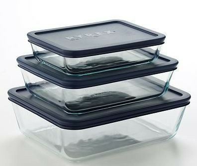 Kohls: 6 pc Pyrex Rectangular Storage Plus Set $9.89 + FREE Ship (Limited!)