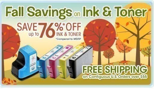 Inkjets.com: 76% Off + 15% Discount AND 32% Cash Back via Ebates!