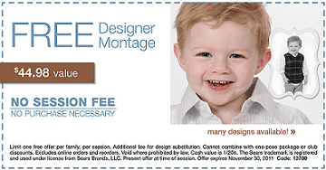 Sears: FREE Designer Montage ($44.98 Value) + Photo Round Up!