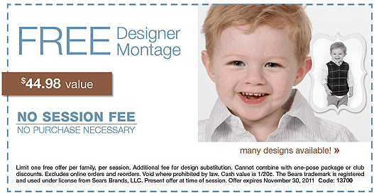 Sears: FREE Photo Montage ($44.98 Value) + Deals on Prints, Cards & Collages!