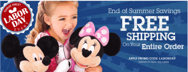 The Disney Store: 15% Off + FREE Shipping on ANY Order!