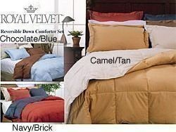 Overstock.com:  Royal Velvet Reversible King Down Comforter & Sham Set $39.99 (Reg. $82.25)