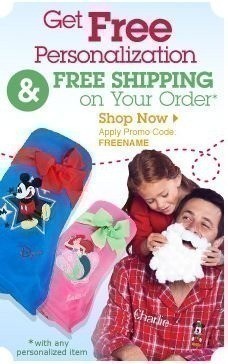 The Disney Store: FREE Personalization, FREE Ship & 25% off (Blankets as low as $10.14!)