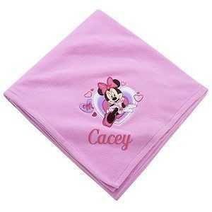 The Disney Store: Personalized Disney Fleece Throw $12.50 + FREE Ship + 10% Cash Back