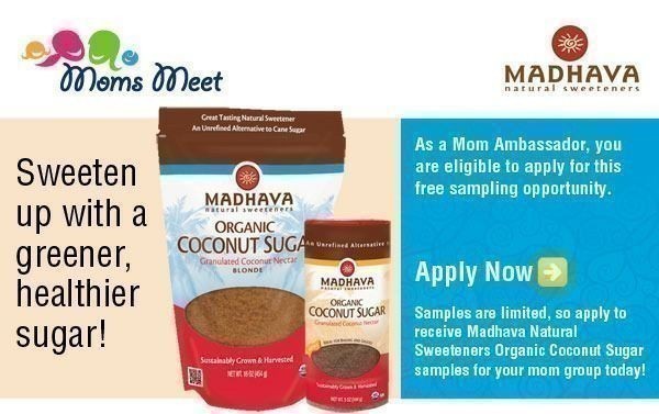 Mom’s Ambassadors: Apply to Review Madhava Organic Coconut Sugar