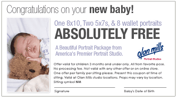 FREE Olan Mills Beautiful Baby Portrait Package + Photo Round Up (Books, Prints & More!)