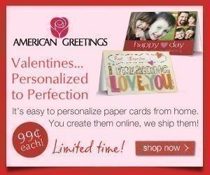 American Greetings: Valentine’s Day Cards just $0.99 + FREE Stamp & FREE Ship