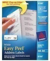 Staples: FREE Avery 8160 White Inkjet Labels + FREE Ship (After Staples Rewards)