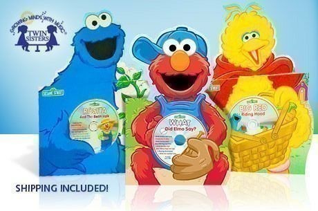 Eversave: 3 Sesame Street Board Books + CD’s just $12 + Free Shipping