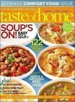 Taste of Home: One Year just $3.99 + Cookbook for $6.99 Shipped