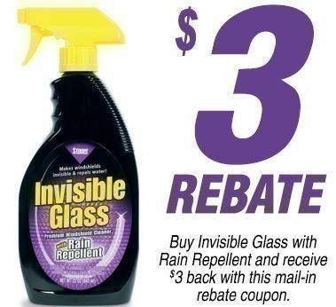 Walmart: FREE Invisible Glass with Rain Repellent (after Rebate)