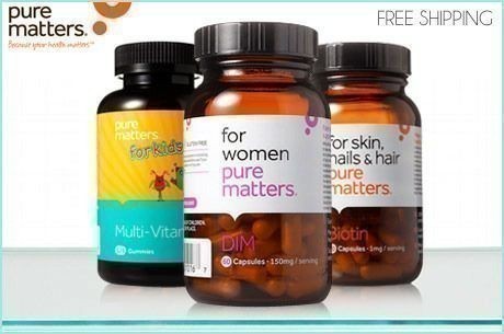 Eversave: $25 worth of Vitamins & Minerals from Pure Matters just $12 + FREEShipping