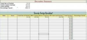 Annual Savings Spreadsheet–How are You Doing?!