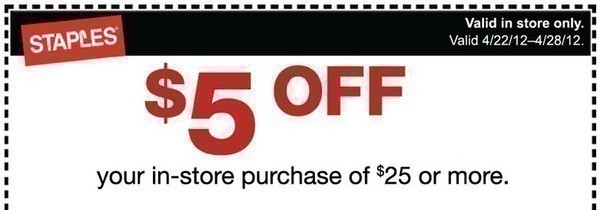 Staples: $5 off $25 + FREE Photo Paper & FREE Flash Drive (thru 4/28)