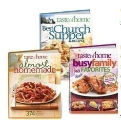 Taste of Home: 3 Cookbooks + 1-Year Subscription $19.93 (74% Off)