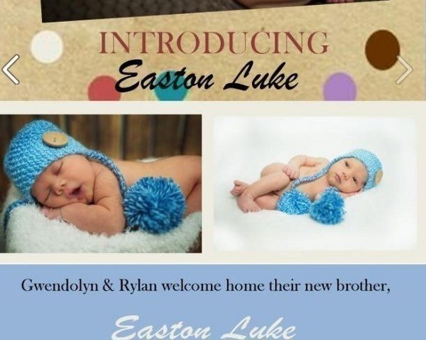 Custom 5X7 Photo Cards or Birth Announcements $.06 ea. (Including Ship!)