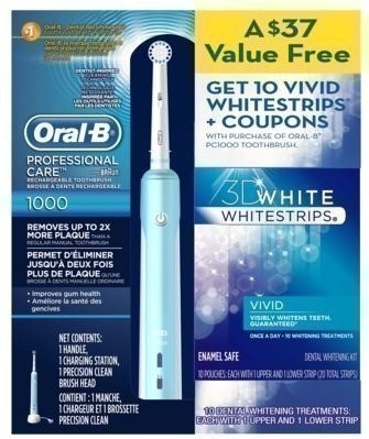 Target: Oral B Professional Care Toothbrush + Crest 3D Whitestrips $35 Shipped + $10 Rebate
