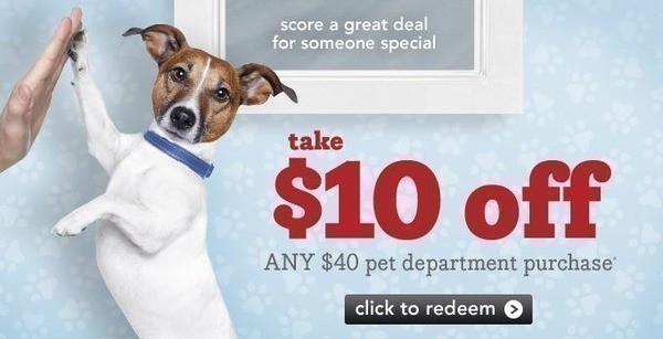 Drugstore.com: $10 off $40 in the Pet Department + FREE Shipping