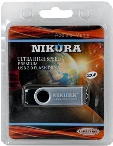 Nikura 32GB USB Flash Drive $12.95 + Free Shipping