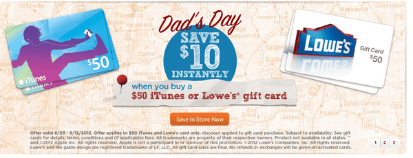 Michael's Craft Store: $50 Lowes or iTunes Gift Card for $40 (+ MORE)