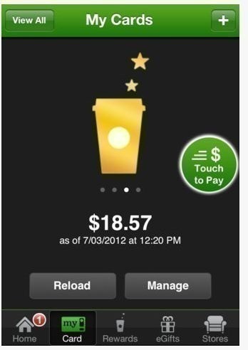*HOT* FREE $10 Starbucks Credit when you Auto-Reload with Visa + iPad/Android!