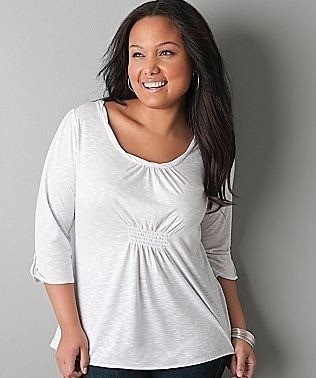 Lane Bryant: 50% off Clearance + FREE Ship to Store (Tops for $9.99)