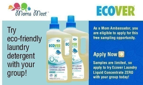 Apply to Try Ecover Laundry Concentrate (Moms Meet Ambassadors!)