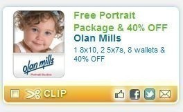 Olan Mills: FREE Portrait Package (+ More Photo Deals)