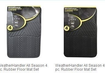 Sears: WeatherHandler 4 pc Universal Floor Mats $12.49 + FREE Pick Up