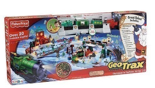 Toys R Us: Fisher Price Geo Trax Christmas in Toy Town RC Train Set $60 Shipped (reg. $120)
