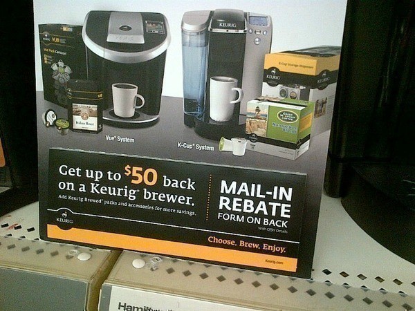 Purchasing a Keurig? Get up to 50% Back via Mail in Rebate