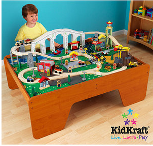 KidKraft Train Town and Table Combo $99 + FREE Shipping (reg. $140 +)