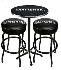 Sears: Craftsman Pub Table + 2 Stool Combo $55 (reg. $130)