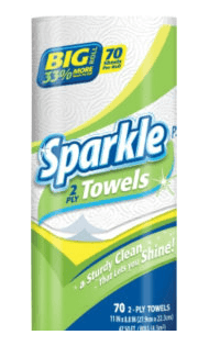 Staples: 90 Rolls of Sparkle Towels $40 + FREE Ship ($.47 / roll)