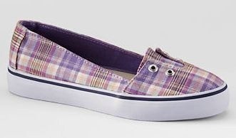 Lands End: 40% off Shoes + FREE Ship (Girls Teagan Canvas Slip Ons $8.99!)