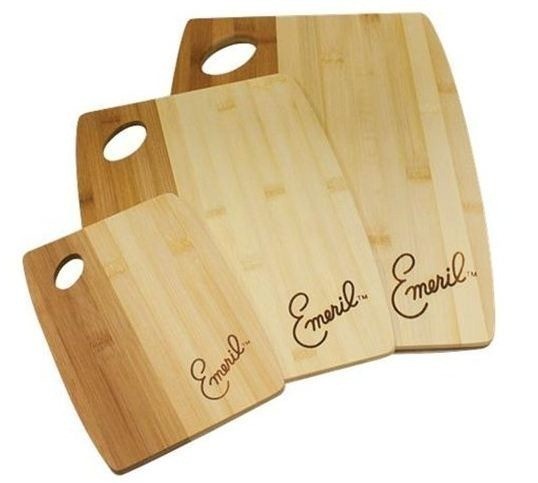 3pc Emeril Kitchenware Natural Bamboo Cutting Board Set $14.99 Shipped (reg. $60)