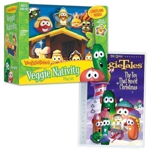 Veggie Tales: Nativity Set with BONUS DVD $18.74 (reg. $30) + More