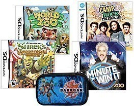 Best Buy: 4 Nintendo DS Games for $25 + FREE Case + FREE Ship
