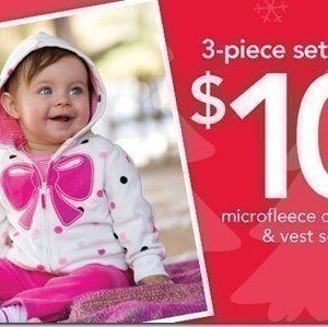 Carter’s: FREE Shipping (No Minimum) ~ items as low as $2.99