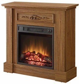 Kmart: Essential Home Dark Oak Fireplace $89 + FREE Pick Up (reg. $130)