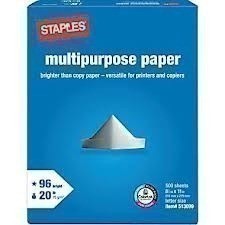 Ends Today | Staples: FREE Multipurpose Paper (after Rebate!)
