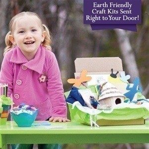 Green Kids Crafts: 1-Month Subscription with 3 Natural, Eco-Friendly Kids Projects $5.95 Shipped