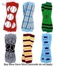 My Little Legs: 6 pk Boys or Girls Leg Warmers $10 Shipped