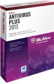 McAfee AntiVirus Plus 2013 (1 PC) FREE + $10 Gift Card + FREE Shipping After Rebate