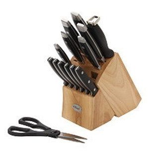 Rosewill 15 pc Stainless Steel Knife Cutlery Block Set $25 Shipped (reg. $99)