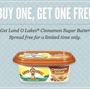 FREE Land O Lakes Cinnamon Sugar Butter Spread (with Purchase)