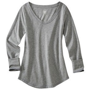 Target: Mossimo Supply Company Long Sleeve Scoop Neck Tee $6 + FREE Shipping (reg. $12)